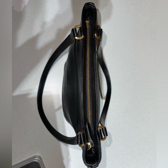 Vintage Coach Tribeca Shopper Handbag Black 9098 - Picture 6 of 10